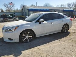 Salvage cars for sale from Copart Wichita, KS: 2016 Subaru Legacy 2.5I Limited