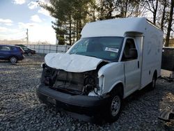 Salvage trucks for sale at Windsor, NJ auction: 2017 Chevrolet Express G3500