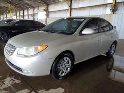 Hyundai Elantra salvage cars for sale: 2010 Hyundai Elantra Blue