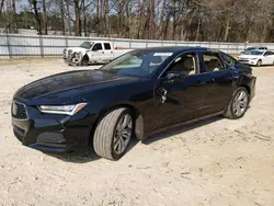 Salvage cars for sale at Austell, GA auction: 2021 Acura TLX Technology