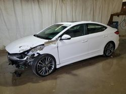 Hyundai salvage cars for sale: 2018 Hyundai Elantra Sport