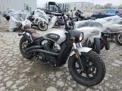 Salvage cars for sale from Copart Houston, TX: 2018 Indian Motorcycle Co. Scout Bobber