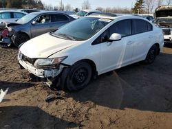 Honda salvage cars for sale: 2013 Honda Civic Touring