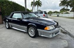 Ford salvage cars for sale: 1989 Ford Mustang GT