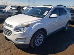 Chevrolet salvage cars for sale: 2017 Chevrolet Equinox LT