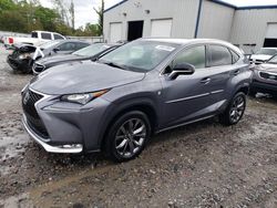 Salvage cars for sale from Copart Savannah, GA: 2017 Lexus NX 200T Base