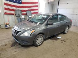 Salvage cars for sale at Lyman, ME auction: 2016 Nissan Versa S