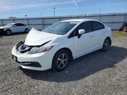 Salvage cars for sale at Sacramento, CA auction: 2015 Honda Civic SE