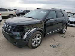 Salvage cars for sale at Indianapolis, IN auction: 2013 Ford Explorer Limited