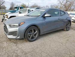 Salvage cars for sale from Copart Wichita, KS: 2019 Hyundai Veloster Base