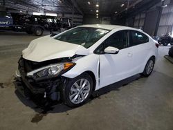 Salvage cars for sale at Gaston, SC auction: 2015 KIA Forte LX
