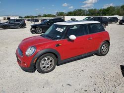 Salvage cars for sale from Copart New Braunfels, TX: 2012 Mini Cooper