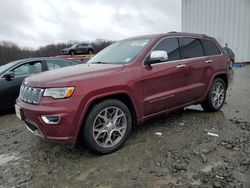 Salvage cars for sale at Windsor, NJ auction: 2021 Jeep Grand Cherokee Overland
