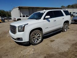 Salvage cars for sale at Grenada, MS auction: 2017 GMC Yukon SLT