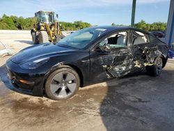 Salvage cars for sale at Apopka, FL auction: 2022 Tesla Model 3