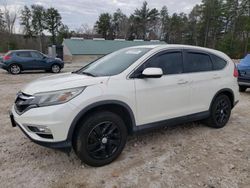 Salvage cars for sale from Copart West Warren, MA: 2016 Honda CR-V EX