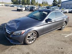 Salvage cars for sale from Copart Rancho Cucamonga, CA: 2016 Mercedes-Benz C300