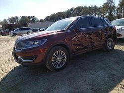 Lincoln MKX salvage cars for sale: 2016 Lincoln MKX Select