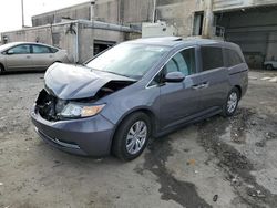 Salvage cars for sale from Copart Fredericksburg, VA: 2015 Honda Odyssey EXL