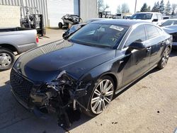 Salvage cars for sale at Woodburn, OR auction: 2012 Audi A7 Prestige