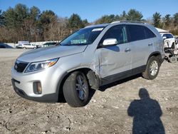 Salvage cars for sale from Copart Mendon, MA: 2015 KIA Sorento LX