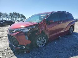 Salvage cars for sale from Copart Loganville, GA: 2021 Toyota Sienna XLE