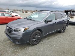 Salvage cars for sale at Antelope, CA auction: 2020 Subaru Outback Onyx Edition XT