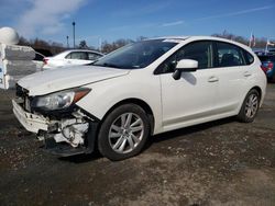 Salvage cars for sale from Copart East Granby, CT: 2016 Subaru Impreza Premium