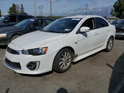 Salvage cars for sale at Rancho Cucamonga, CA auction: 2016 Mitsubishi Lancer ES