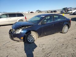 Salvage cars for sale at Earlington, KY auction: 2011 Chevrolet Cruze LS