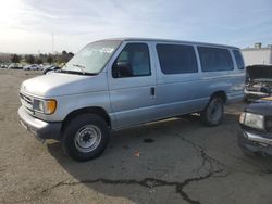 Salvage cars for sale from Copart Vallejo, CA: 2001 Ford Econoline E350 Super Duty Wagon