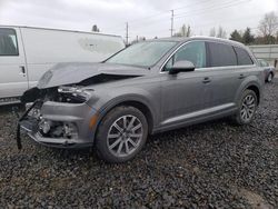 Salvage cars for sale at Portland, OR auction: 2017 Audi Q7 Prestige