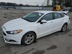 Ford Fusion SE salvage cars for sale: 2018 Ford Fusion SE