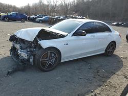 Salvage cars for sale at Marlboro, NY auction: 2017 Mercedes-Benz C 43 4matic AMG