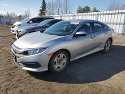 Salvage cars for sale from Copart Ontario Auction, ON: 2016 Honda Civic EX
