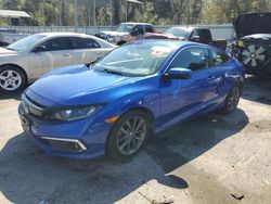 Honda salvage cars for sale: 2019 Honda Civic EX