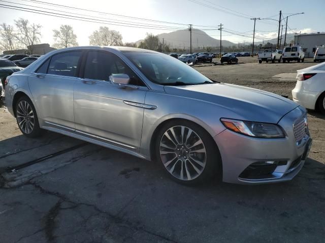 2017 Lincoln Continental Select