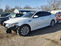 Salvage cars for sale at Wichita, KS auction: 2018 KIA Optima LX