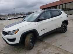 Salvage cars for sale at Fort Wayne, IN auction: 2019 Jeep Compass Trailhawk