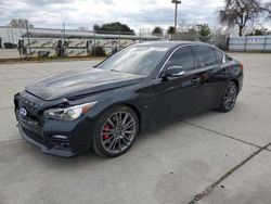 Salvage cars for sale at Sacramento, CA auction: 2017 Infiniti Q50 RED Sport 400