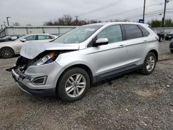 Salvage cars for sale at Hillsborough, NJ auction: 2018 Ford Edge SEL