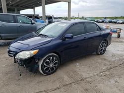 Toyota salvage cars for sale: 2013 Toyota Corolla Base