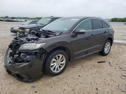 Salvage cars for sale at San Antonio, TX auction: 2017 Acura RDX