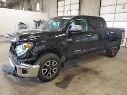 Salvage cars for sale from Copart Blaine, MN: 2021 Toyota Tundra Crewmax Limited