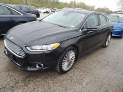 Salvage cars for sale at Cahokia Heights, IL auction: 2015 Ford Fusion Titanium