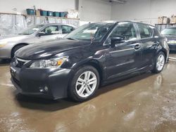 Lexus CT 200 salvage cars for sale: 2013 Lexus CT 200