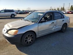 Salvage cars for sale from Copart Rancho Cucamonga, CA: 2001 Honda Civic LX