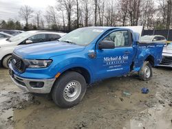 Salvage cars for sale at Waldorf, MD auction: 2022 Ford Ranger XL