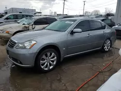 Salvage cars for sale at Chicago Heights, IL auction: 2006 Infiniti M35 Base