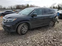 Honda Pilot EXL salvage cars for sale: 2020 Honda Pilot EXL